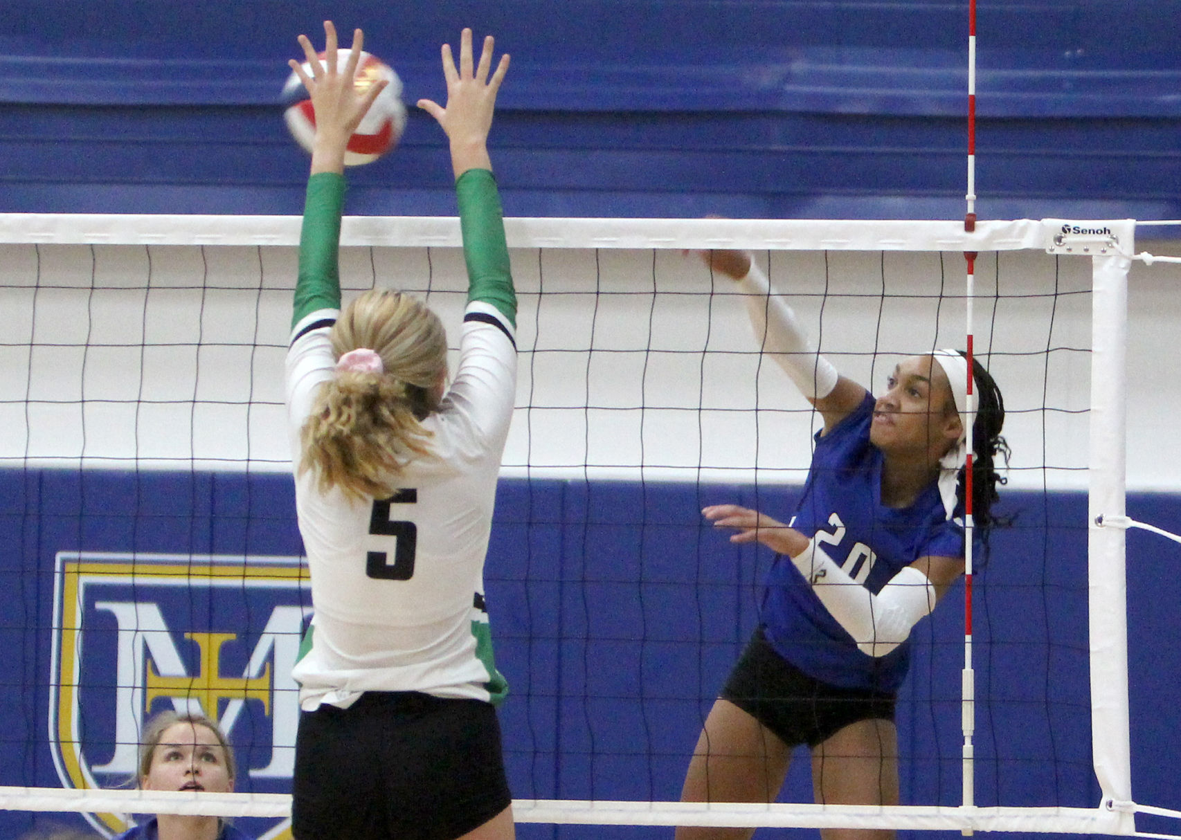 Eau Claire Regis at McDonell volleyball 9-12-19